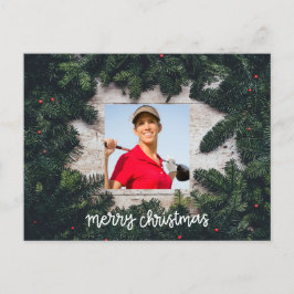 自分のゴルファーのクリスマスカードを作成する ポストカード