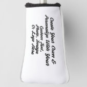 自分のゴルフギフトを作カスタムるパーソナライズされた ゴルフヘッドカバー (回転90)