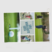 自分のゴルフ写真を作成するゴルフタオル ゴルフタオル (横)