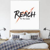 自分のゴールと実績に合わせて移動 – n02 キャンバスプリント (インサイチュ (寝室))