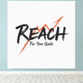 自分のゴールと実績に合わせて移動 – n02 キャンバスプリント (インサイチュ (ウッドフロア))