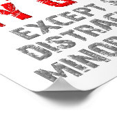 自分のゴールのポスおもしろいターに到達 ポスター (角)