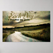 「自分のゴールを視覚化する」モチベーション肯定 ポスター (正面)