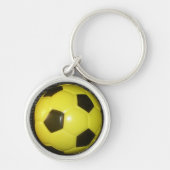 自分のサッカーファミリーチームスポーツを作成する キーホルダー (正面)