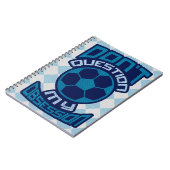 自分のサッカー強迫観念のメモ帳に質問しない ノートブック (左側)