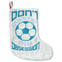 自分のサッカー強迫観念を疑わないクリスマスストッキング