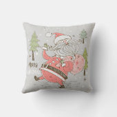 自分のサンタお洒落メリークリスマスを作成 クッション (裏面)