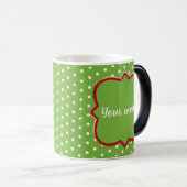 自分のサンタの素敵なリストを作成 モーフィングマグカップ (正面右)