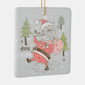 自分のサンタクロース間抜けを作成する セラミックオーナメント (右)