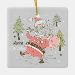 自分のサンタクロース間抜けを作成する セラミックオーナメント