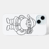 自分のサンタクロースiPhone / iPadケースをカラー化 Case-Mate iPhoneケース (裏面 (横))