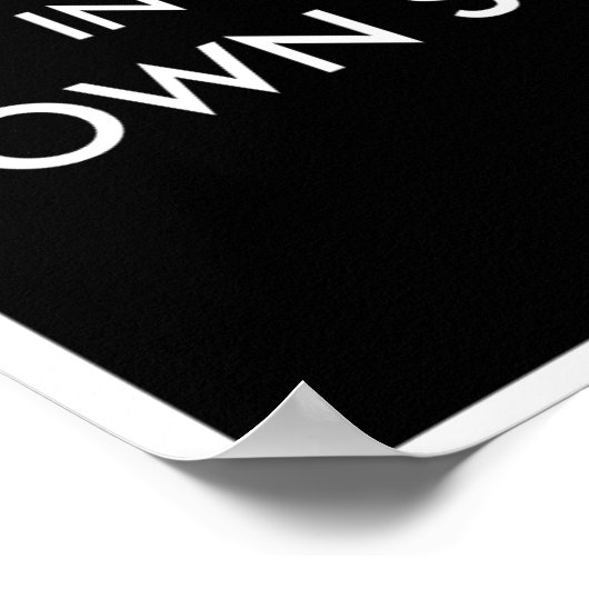 自分のシェルポスターで安心して亀になる ポスター (角)