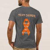 自分のシャツ Tシャツ (裏面)