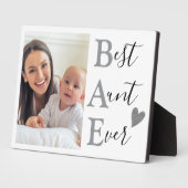 自分のシルバーバーの叔母の最高の今までの写真を作成 フォトプラーク (側面)