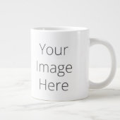 自分のジャンボマグカップを作成する ジャンボコーヒーマグカップ (右)