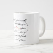 自分のジャンボマグカップを失う ジャンボコーヒーマグカップ (正面右)