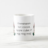 自分のジングルのクリスマスプレド格言を作成 モーフィングマグカップ (中央)