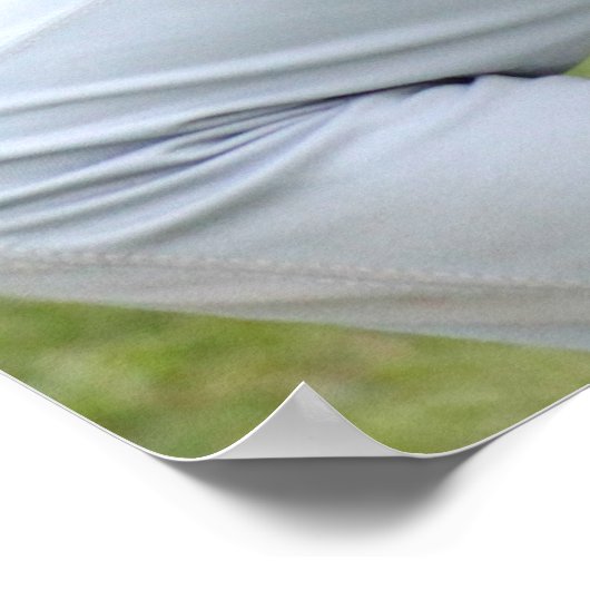 自分のスカスタムポーツプレーヤーの写真ポスターを作成 ポスター (角)