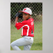 自分のスカスタムポーツプレーヤーの写真ポスターを作成 ポスター (正面)