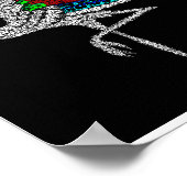 自分のスケッチMOMENTSアートポスター ポスター (角)