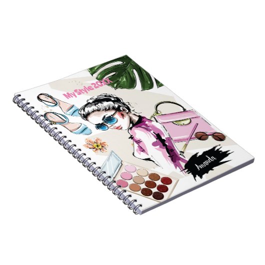 自分のスタイルファッションノートブック ノートブック (右側)