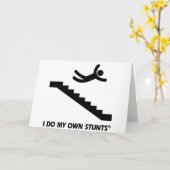 自分のスタントの階段 カード (黄色い花)