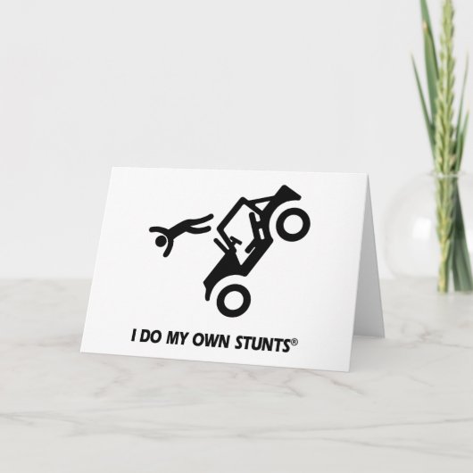 自分のスタントをジープ シーズンカード (正面)