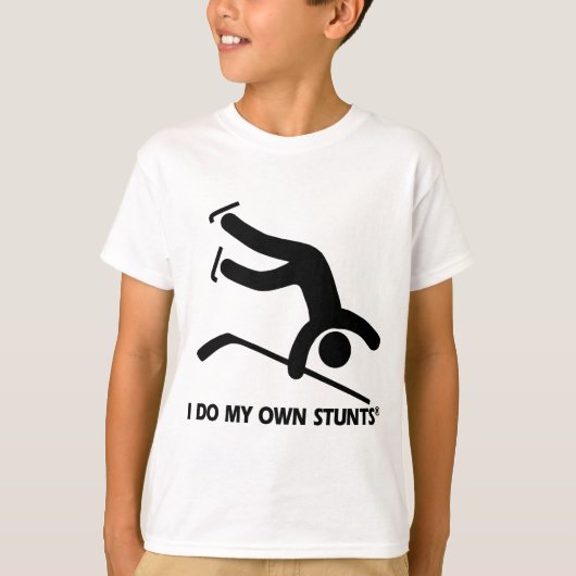 自分のスタントをホッケー Tシャツ (正面)