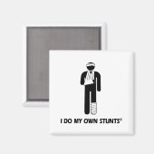 自分のスタントを傷つける マグネット (正面/裏面)