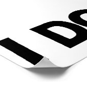 自分のスタントを自転車で走る ポスター (角)