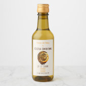 自分のスチームパンクの月の女神を作成 ワインラベル (正面)