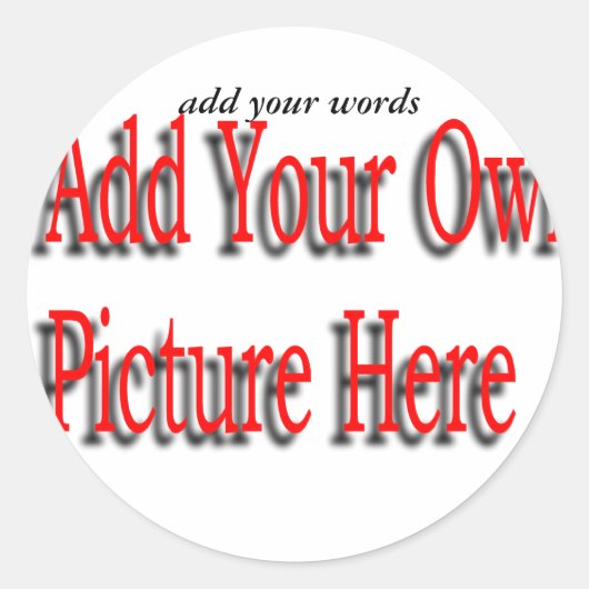 自分のステッカーを作る ラウンドシール (正面)