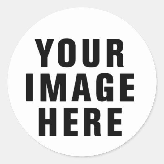 自分のステッカーを作る ラウンドシール (正面)