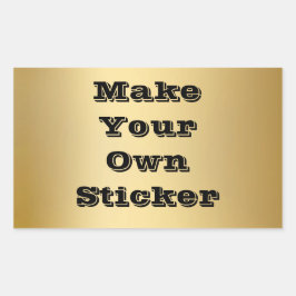 自分のステッカーを作る 長方形シール