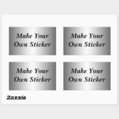 自分のステッカーを作る 長方形シール (シート)