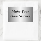 自分のステッカーを作る 長方形シール (バッグ)