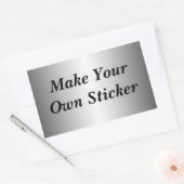 自分のステッカーを作る 長方形シール (封筒)