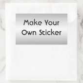 自分のステッカーを作る 長方形シール (バッグ)