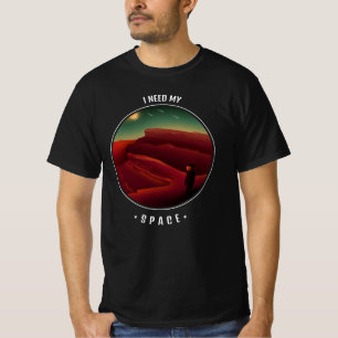 自分のスペースが必要 Tシャツ