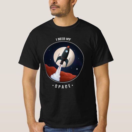 自分のスペースが必要 Tシャツ (正面)