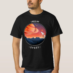 自分のスペースが必要 Tシャツ