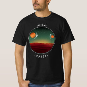 自分のスペースが必要 Tシャツ