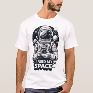 "自分のスペースが欲しい" グラフィック Tシャツ