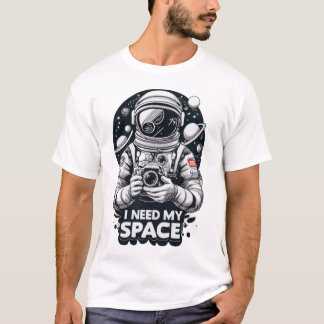 "自分のスペースが欲しい" グラフィック Tシャツ