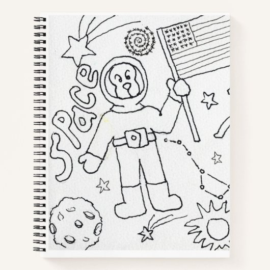 自分のスペースを彩ろう ノートブック (正面)