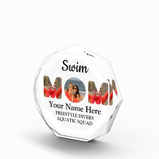 自分のスポーツママ写真コラージュのママを作成する フォトブロック (右)