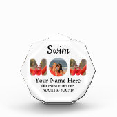 自分のスポーツママ写真コラージュのママを作成する フォトブロック (正面)