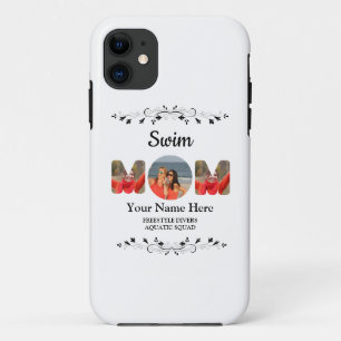 自分のスポーツママ写真コラージュのママを作成する iPhone 11 ケース