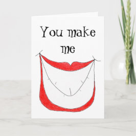 自分のスマイルの挨拶 カード