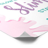 自分のスライムステーションの誕生日のサインを作る ポスター (角)